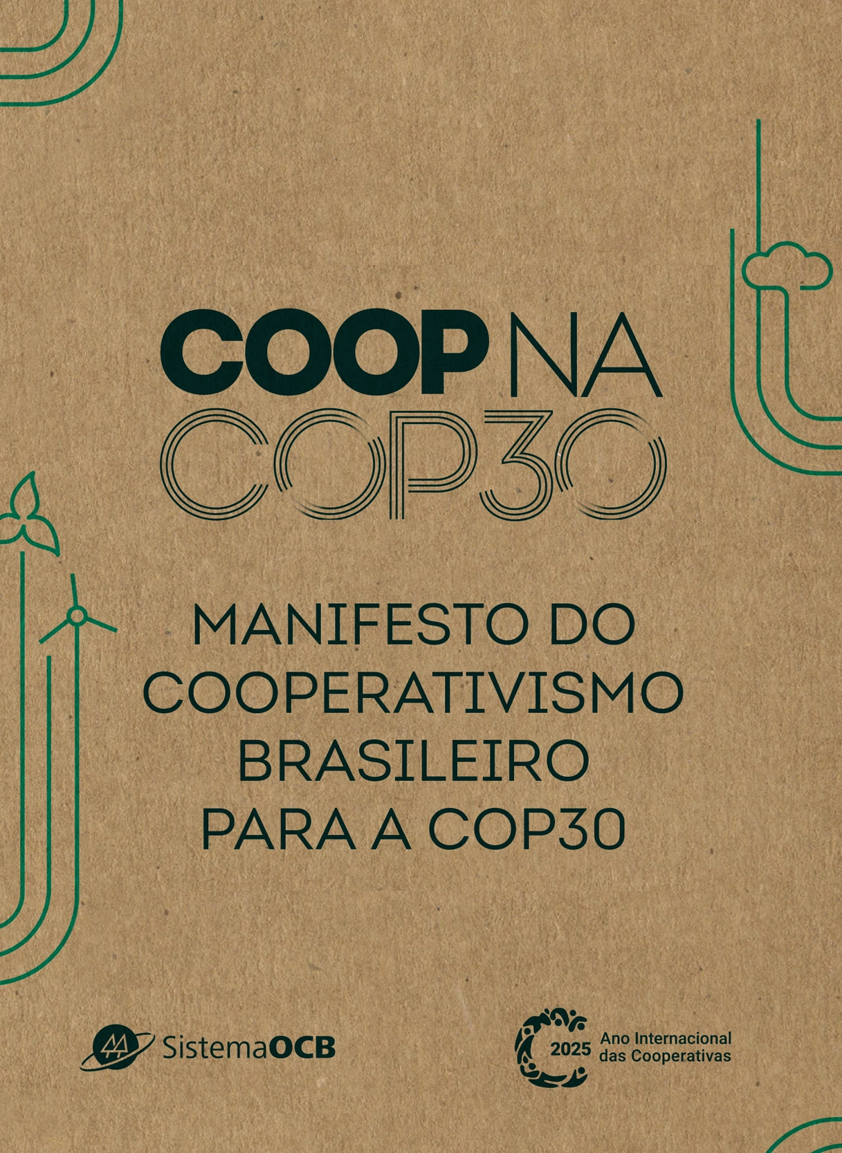 Capa manifesto do cooperativismo para a COP30