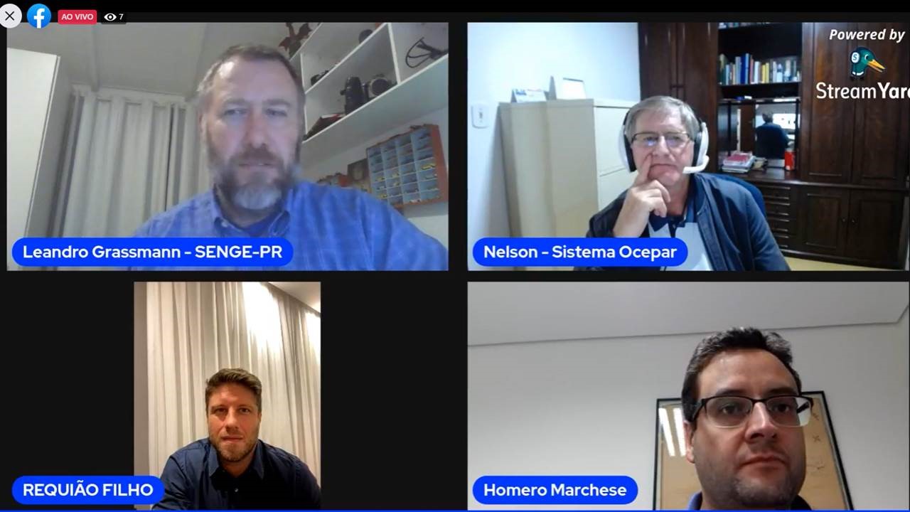 SENGE/PR: Superintendente da Fecoopar participa de live sobre novas concessões de rodovias