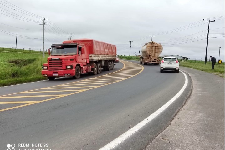INFRAESTRUTURA: Melhorias no trecho da PR-340, em Castro, garantem mais segurança