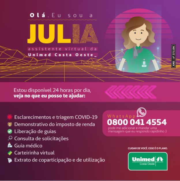 unimed costa oeste julia 05 04 2021