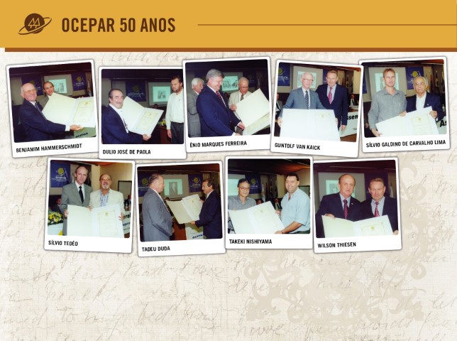 JUBILEU DE OURO: Quem foram os construtores da Ocepar