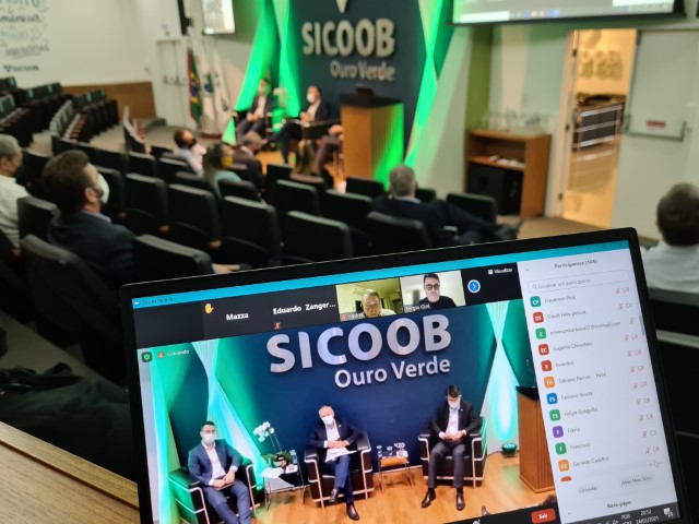 SICOOB OURO VERDE: AGO é realizada em formato on-line; mais de R$ 4,3 mi são distribuídos entre os cooperados