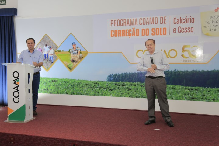 COAMO: Cooperativa lança Programa de Correção do Solo, com ênfase em calcário e gesso