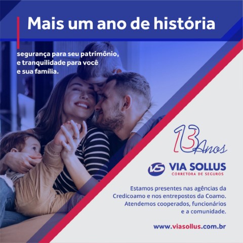COAMO I: Via Sollus completa 13 anos em ritmo de crescimento e com qualidade nos serviços