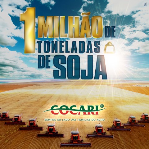 COCARI: Cooperativa registra recebimento recorde de um milhão de toneladas de soja