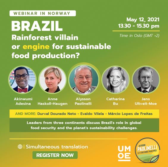 WEBINAR: Evento internacional debate o papel do BR na segurança alimentar