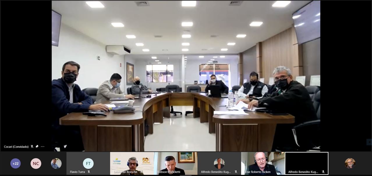 COMITÊ: Diretores e gestores da Cocari participam de reunião sobre o PRC200