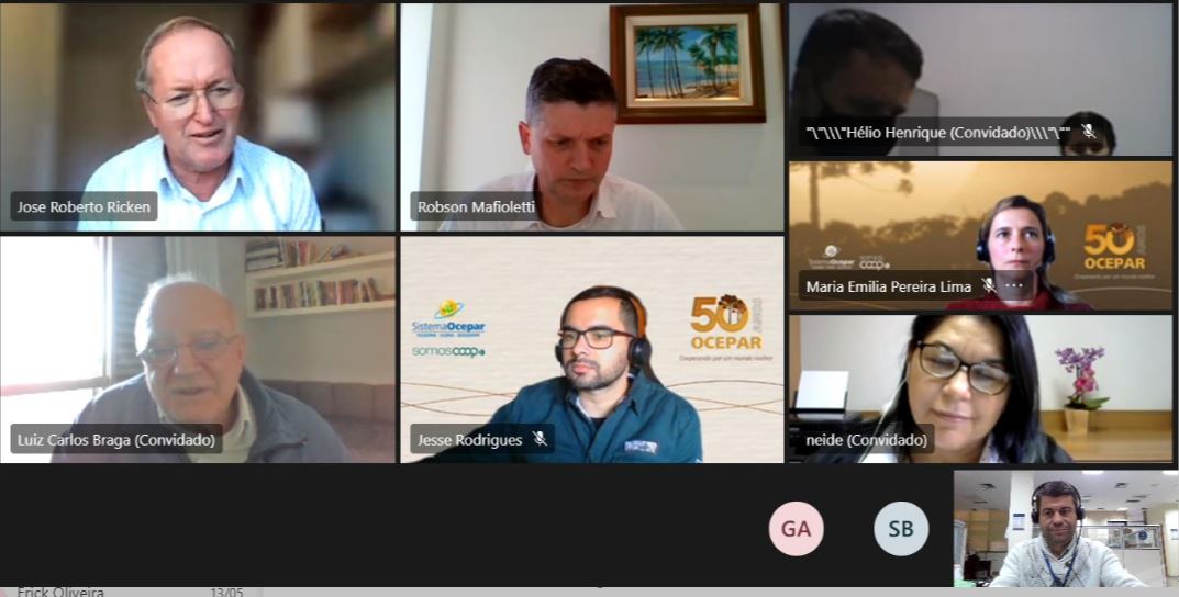 REUNIÃO INSTITUCIONAL II: Números positivos da Maria Macia são expostos em encontro virtual com o Sistema Ocepar