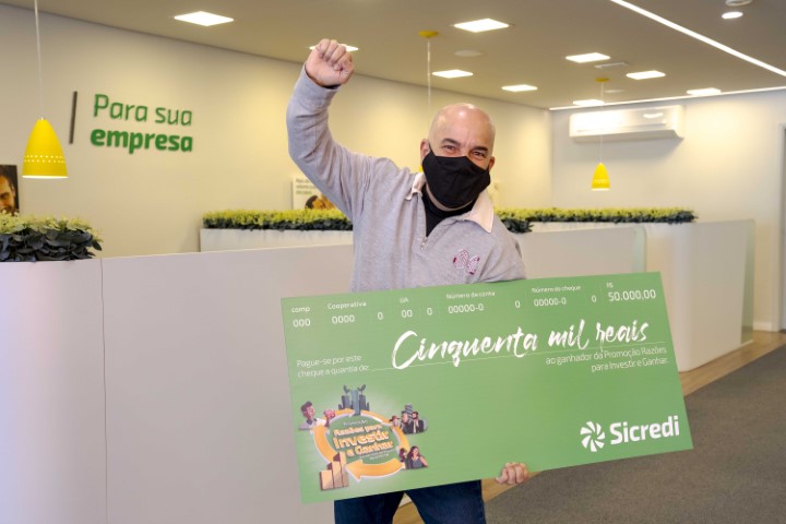 SICREDI VALE DO PIQUIRI: Entregue o segundo prêmio da campanha Razões para Investir e Ganhar