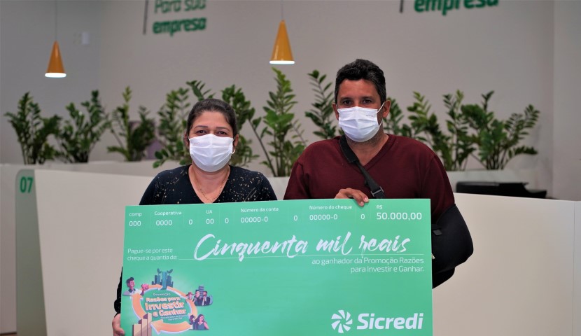 SICREDI VALE DO PIQUIRI: Entregue o terceiro prêmio da Promoção Razões para Investir e Ganhar