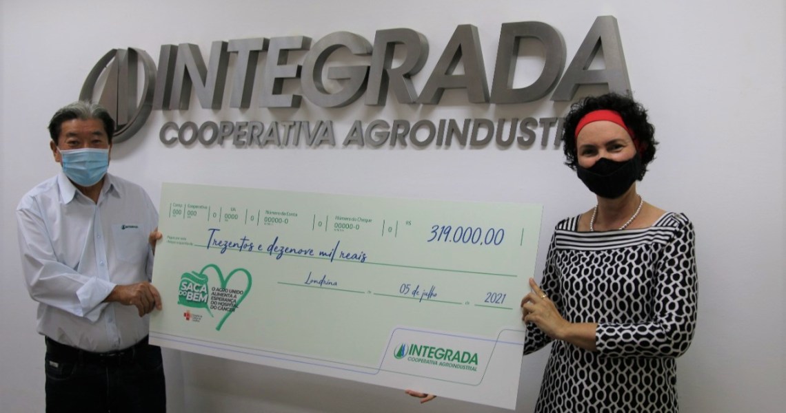 INTEGRADA: Hospital do Câncer de Londrina recebe doação da Campanha Saca do Bem
