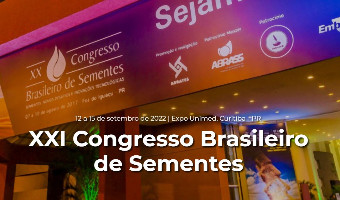 ABRATES: XXI Congresso Brasileiro de Sementes é transferido para 2022