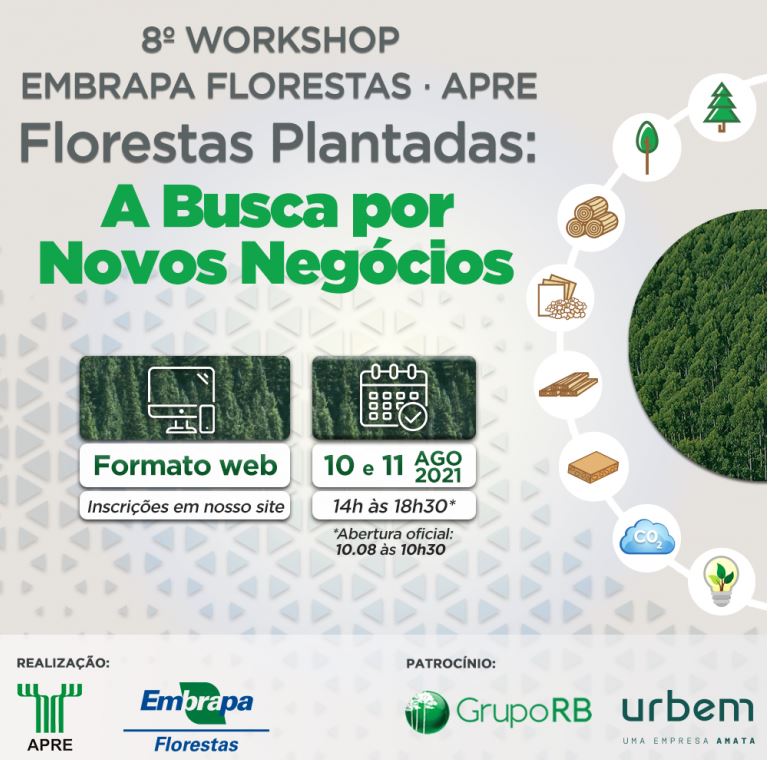 APRE/EMBRAPA: Workshop vai discutir a busca por novos negócios no setor florestal
