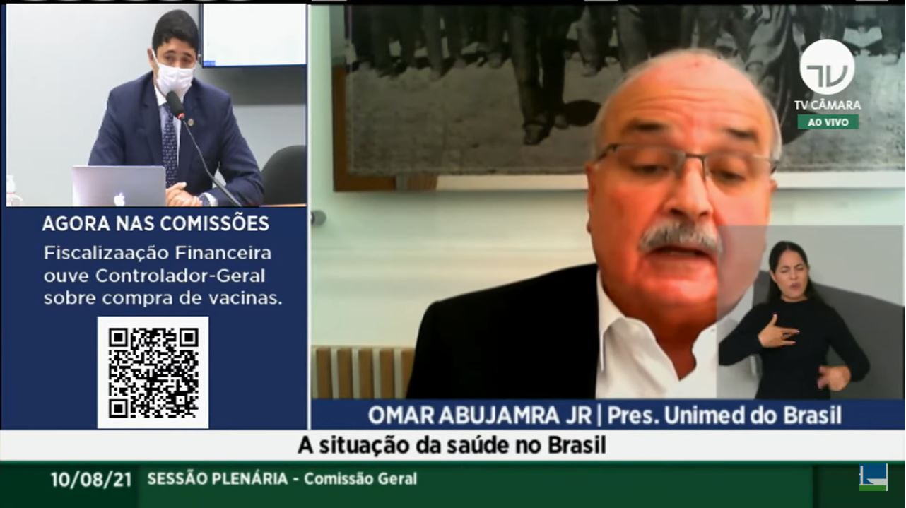 COOPERATIVISMO: Presidente da Unimed defende ato cooperativo em comissão geral da Câmara