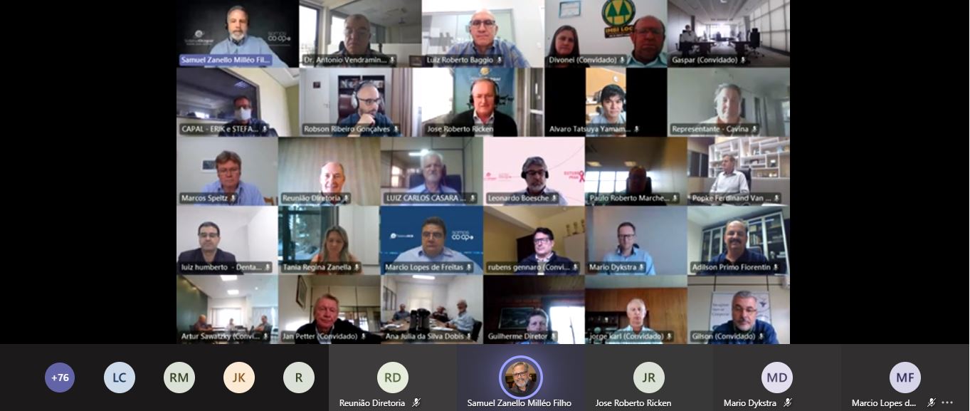 ENCONTROS DE NÚCLEOS: Cooperativas se reunirão virtualmente a partir do dia 8 de novembro 