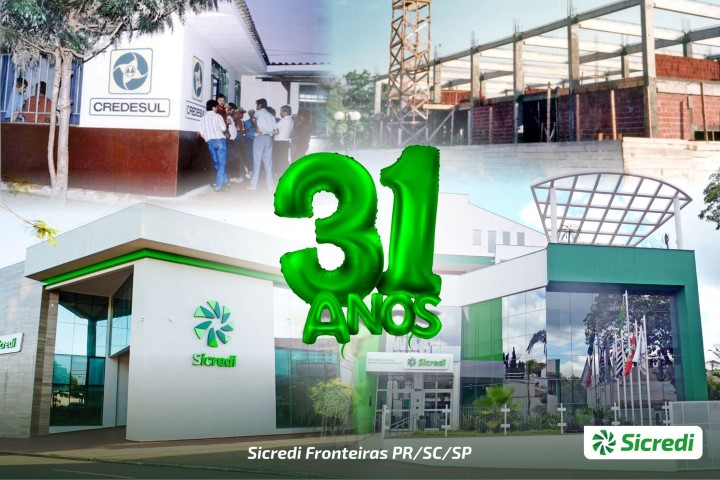 SICREDI FRONTEIRAS: Cooperativa comemora 31 anos de história