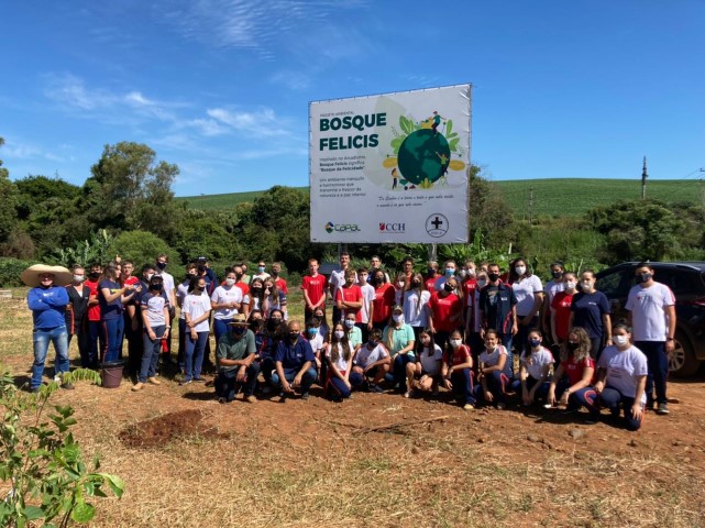 CAPAL: Estudantes plantam 500 mudas nativas em Arapoti (PR), com apoio da cooperativa e UPL