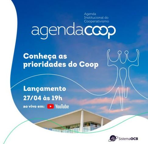 SISTEMA OCB: Agenda Institucional do Cooperativismo 2022 será lançada na quarta-feira 