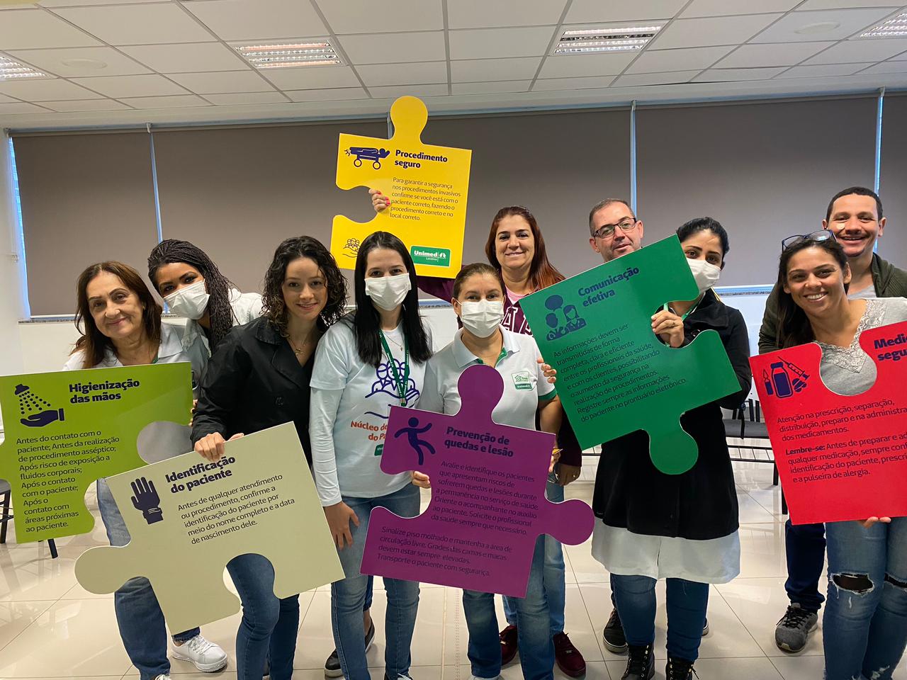 UNIMED LONDRINA: Equipes assistenciais participam de ação do Mês da Segurança do Paciente