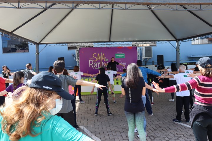 UNIMED CASCAVEL: Cooperativa promove o “Saia da Rotina” para estimular a mudança de hábitos em evento aberto à população