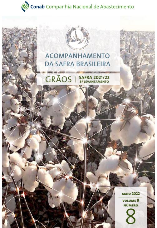 CONAB: Safra de grãos 2021/22 pode chegar a 270,2 milhões de toneladas