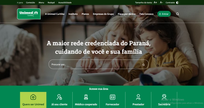 UNIMED CURITIBA: Cooperativa lança portal mais moderno, seguro e intuitivo