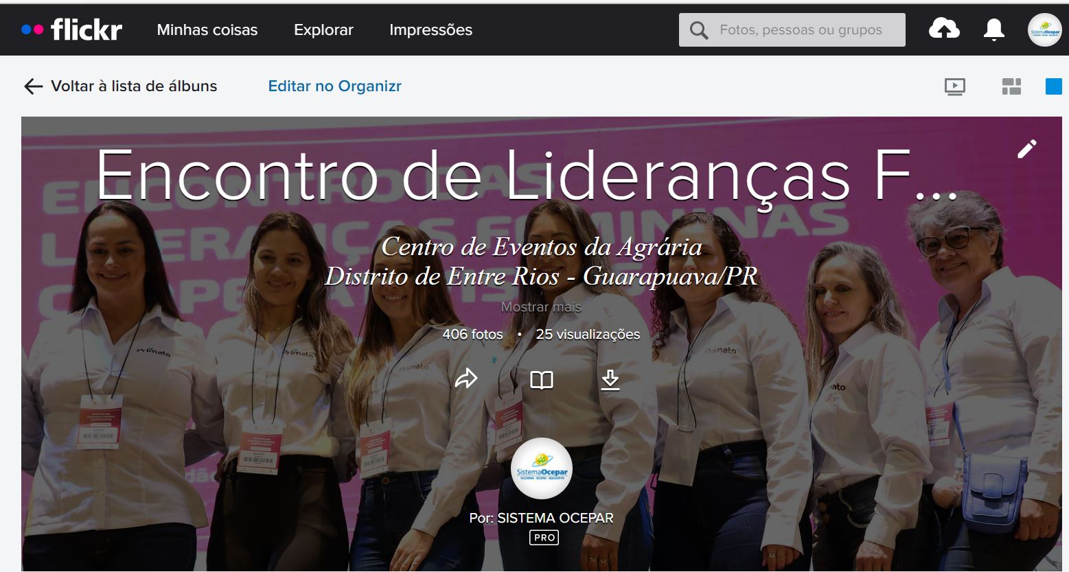 COOPERLÍDER FEMININO: Fotos do evento com lideranças femininas estão disponíveis no Flickr