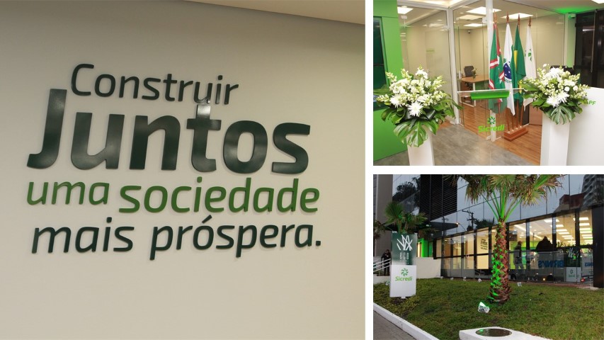 SICREDI CAMPOS GERAIS: Agência é inaugurada em novo complexo médico de Curitiba