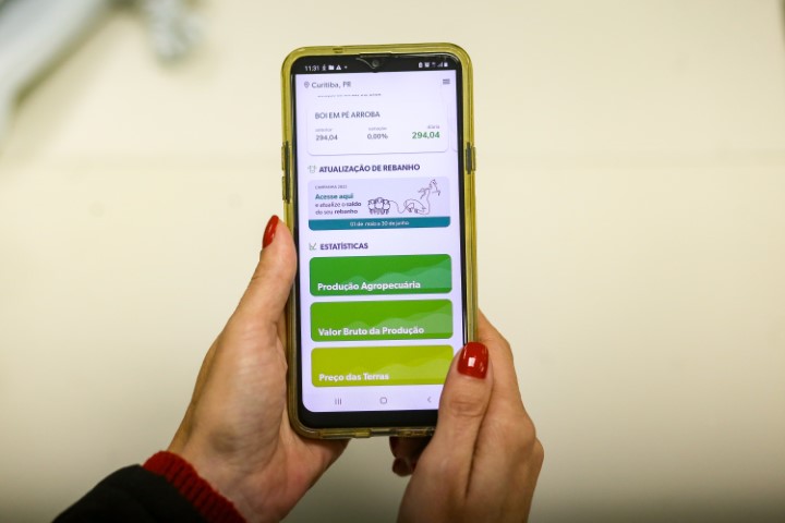PARANÁ AGRO: Aplicativo facilita acesso a dados da agropecuária paranaense