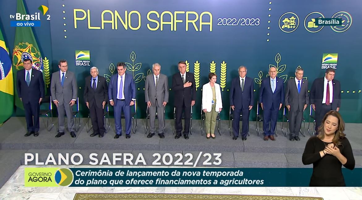 CRÉDITO RURAL I: Governo federal vai destinar R$ 340,8 bilhões para a safra 2022/2023; lideranças cooperativistas acompanham anúncio