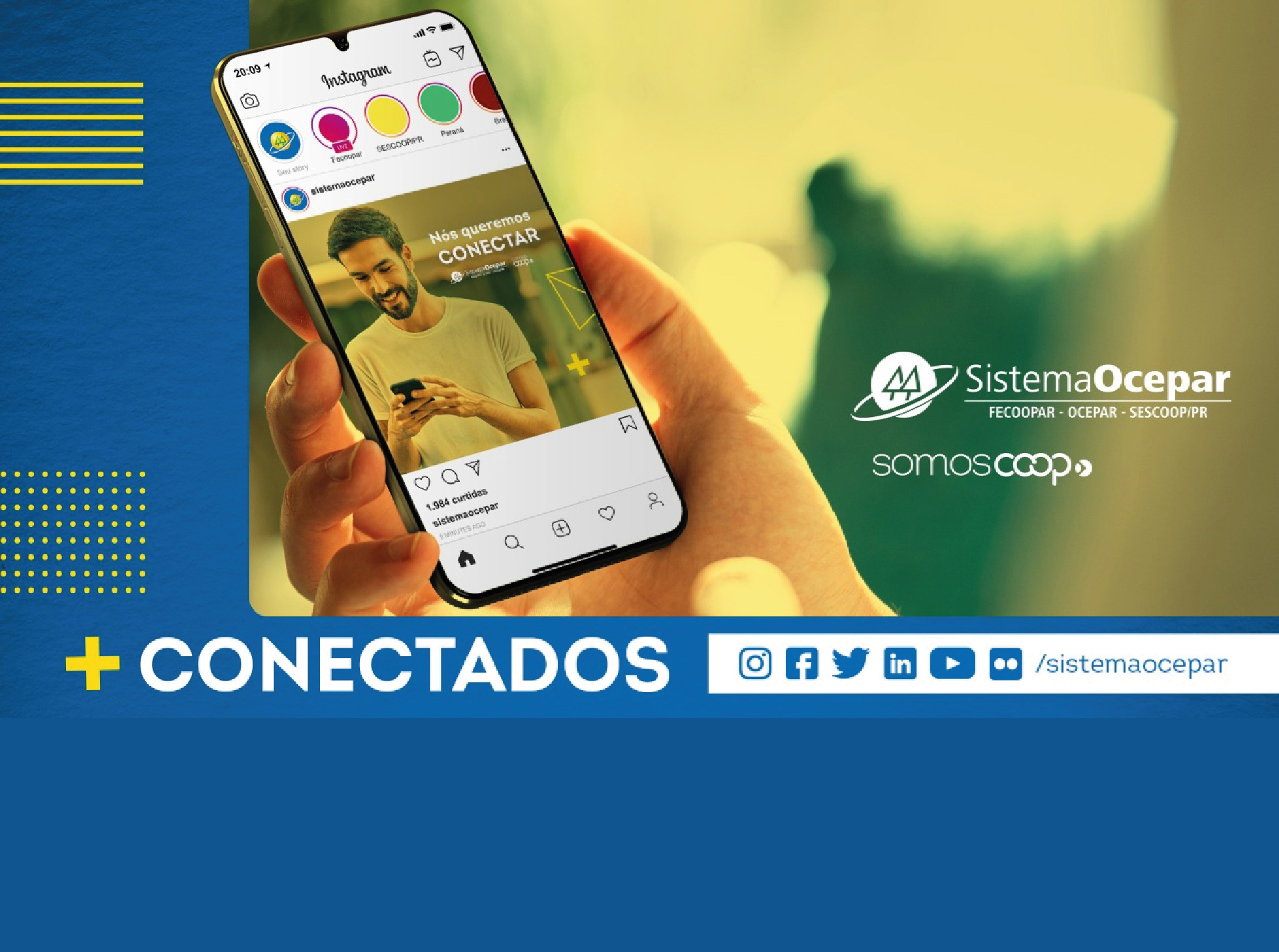MÍDIAS SOCIAIS: No Dia Internacional do Cooperativismo, Sistema Ocepar lança novos canais em sua rede, com consultoria da CooperaCom