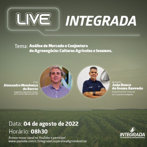 INTEGRADA: Mendonça de Barros faz análise de mercado e conjuntura do agronegócio durante live