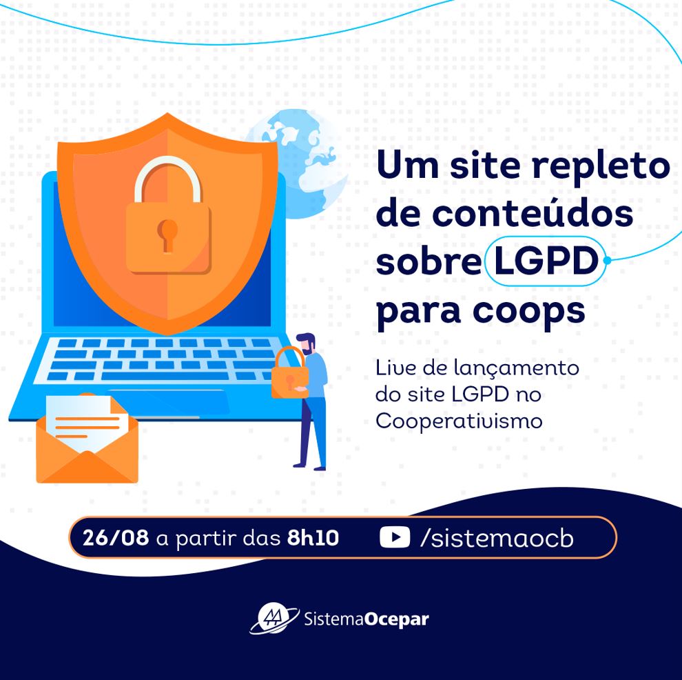 LIVE: Sistema OCB lança site LGPD no cooperativismo para auxiliar as cooperativas