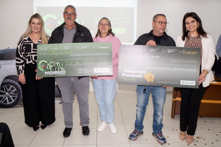 SICREDI DEXIS:  Dupla premiação na agência Tiradentes, em Londrina