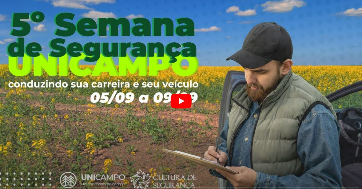 UNICAMPO: Carreira e veículo são temas da Semana de Segurança 2022