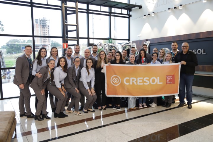 CRESOL: Eleita a 3ª melhor Instituição Financeira Cooperativa para trabalhar