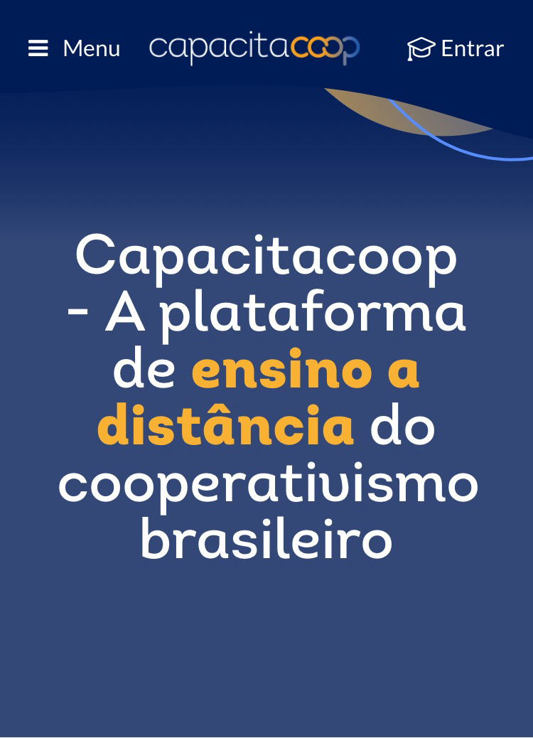 SISTEMA OCB: CapacitaCoop oferta 100 cursos à distância