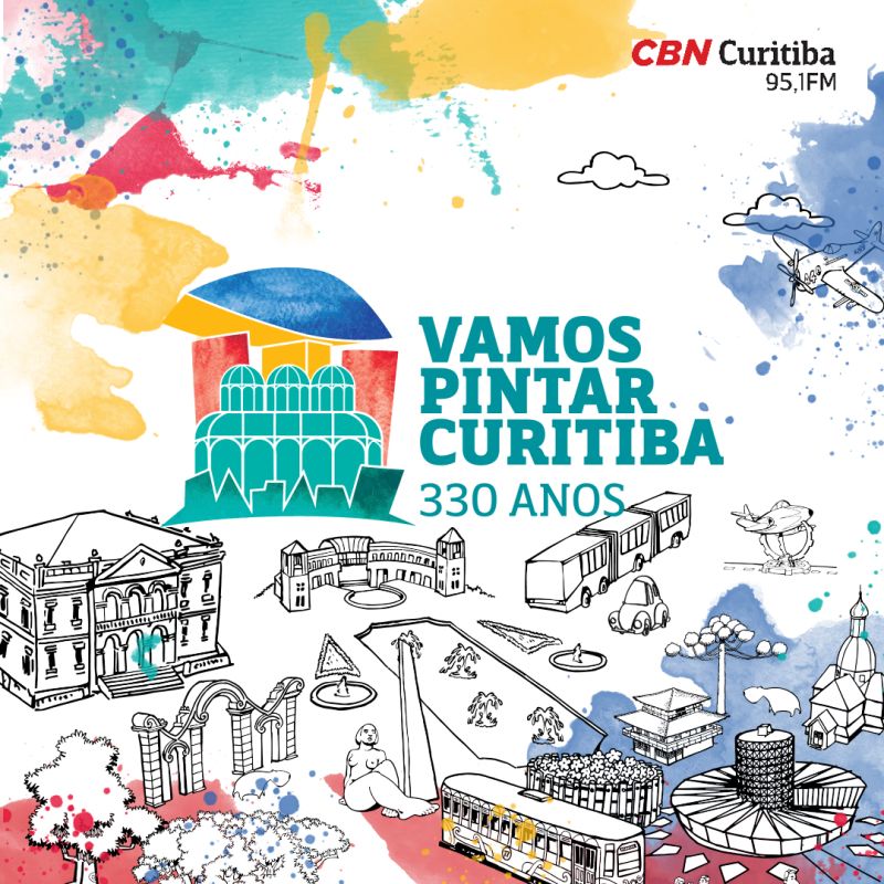 CONCURSO: Sistema Ocepar apoia iniciativa da Rádio CBN “Vamos Pintar Curitiba”