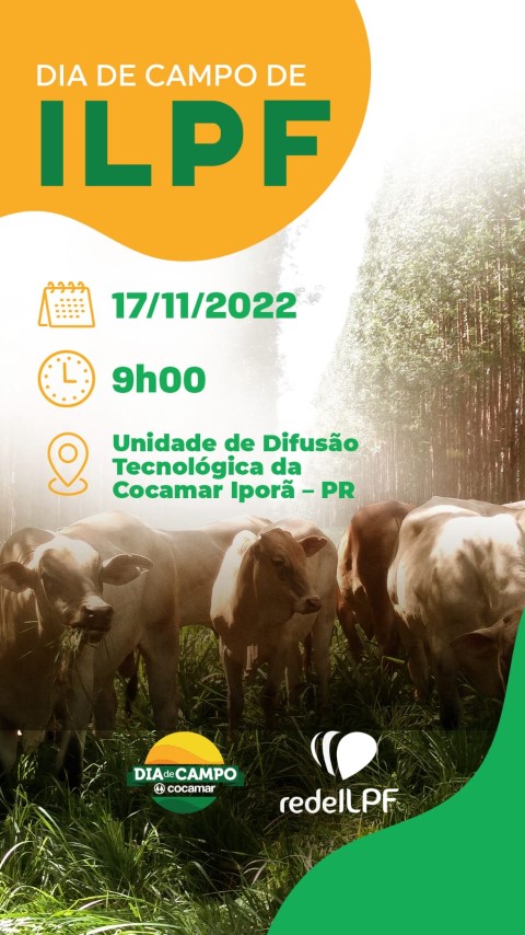 COCAMAR: Dia de Campo de ILPF nesta quinta em Iporã