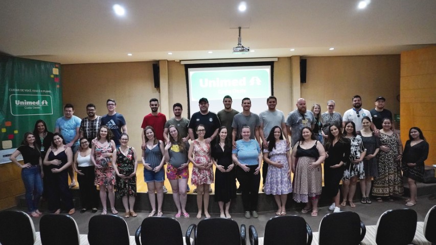 UNIMED COSTA OESTE: Gestantes finalizam curso oferecido pela cooperativa