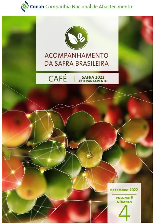 CONAB: Safra de café deve encerrar o ciclo de 2022 com uma produção de 50,92 milhões de sacas