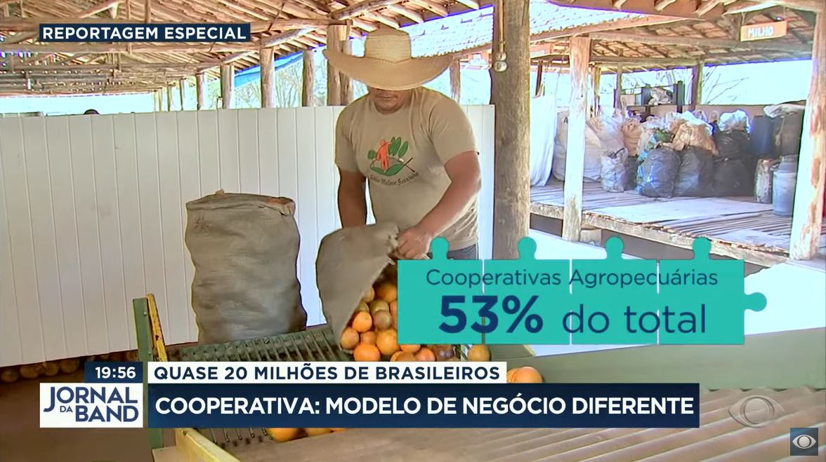 MÍDIA: Cooperativismo é tema de reportagem especial na Band TV