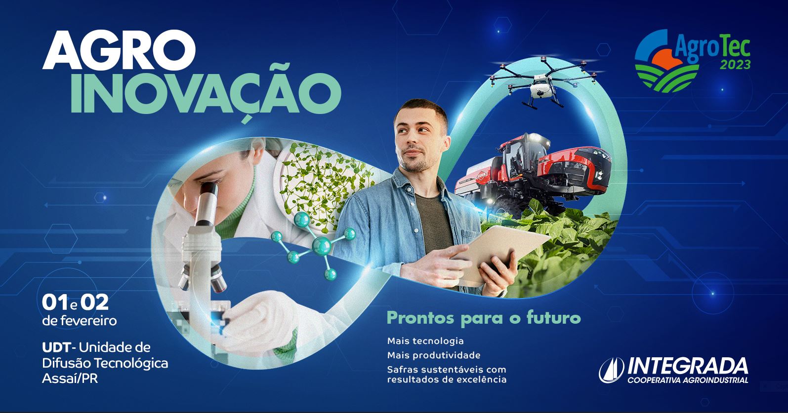 INTEGRADA: AgroTec 2023, evento técnico de maior expressão será 100% presencial 