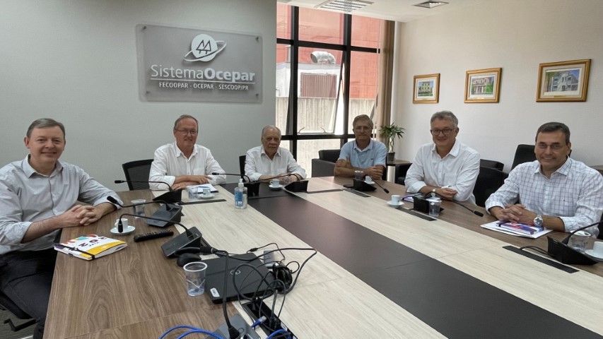 VISITA: Ricken recebe Ercílio Santinoni, novo presidente do Sebrae/PR e diretoria executiva