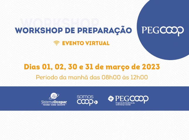 PEGCOOP: Workshop vai preparar cooperativas do PR a fazerem autoavaliação utilizando instrumentos do Programa de Gestão