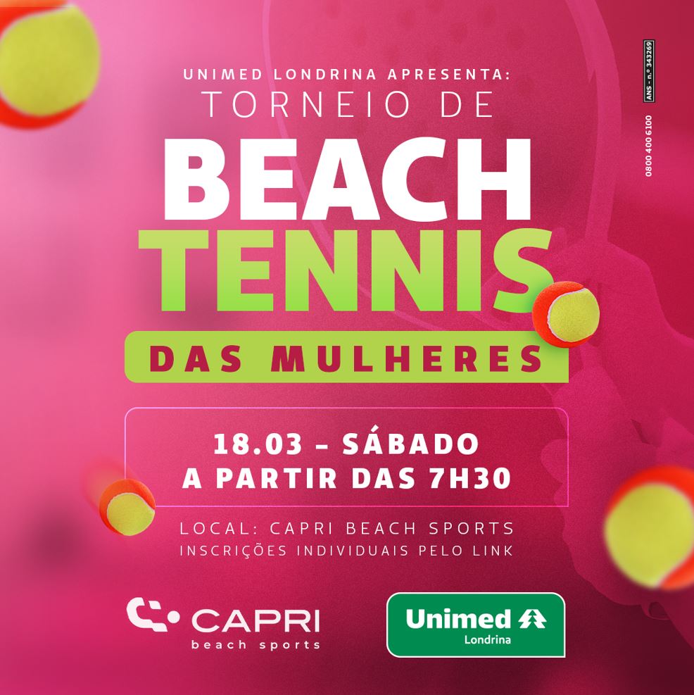 UNIMED LONDRINA: Cooperativa realiza 1º Torneio de Beach Tennis 