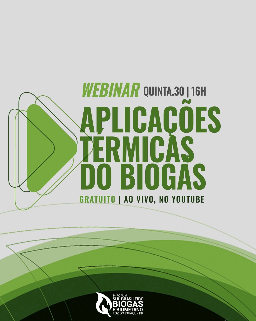 EVENTO I: Webinar que antecede o 5º Fórum Sul Brasileiro de Biogás e Biometano vai debater as aplicações térmicas do biogás