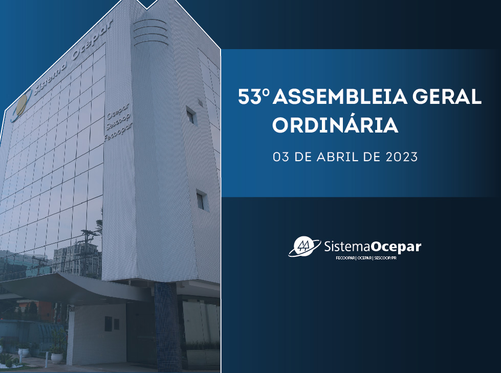 AGO: Assembleia Geral Ordinária do Sistema Ocepar será transmitida ao vivo pela TV PR Cooperativo, a partir das 14h