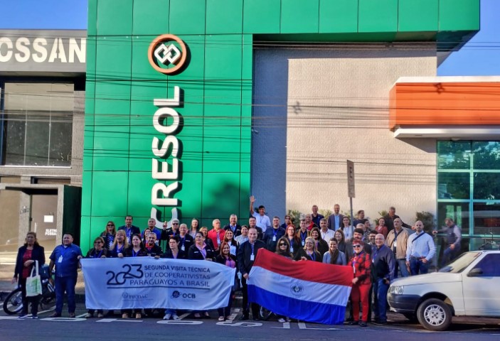 CRÉDITO: Cresol recebe comitiva do Paraguai em imersão no cooperativismo brasileiro