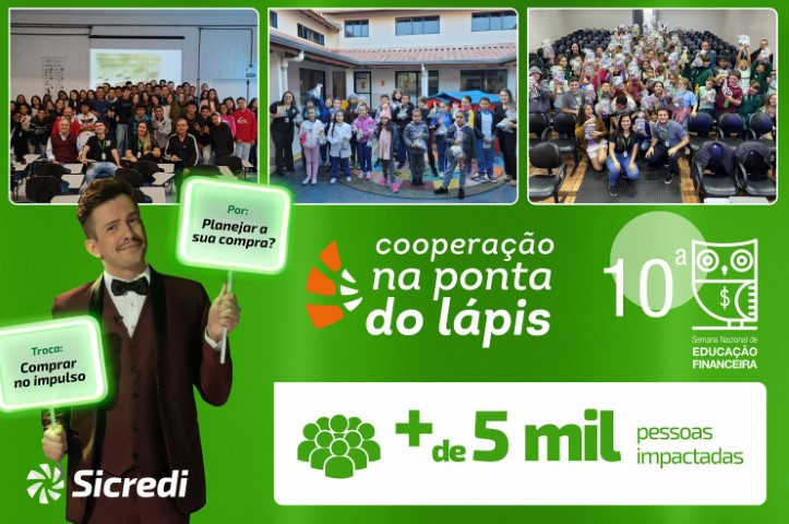 CRÉDITO: Sicredi Fronteiras PR/SC/SP participa da 10ª Semana Enef